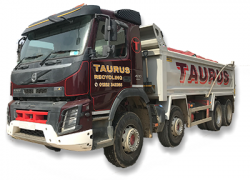 Tipper Lorry, Recycled Aggregates, Crushed Brick, Screened Soil